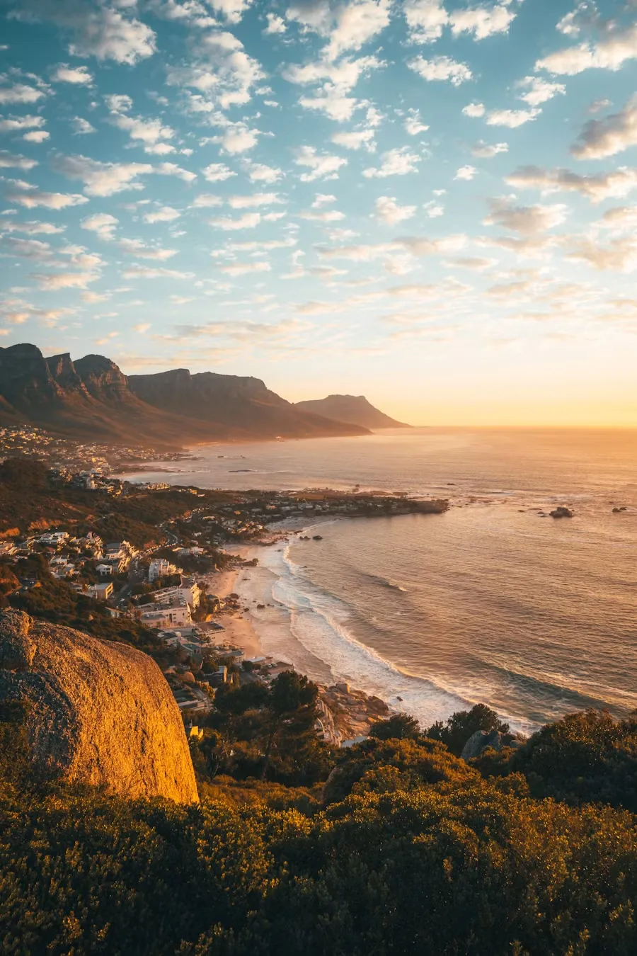 The Western Cape, mountains meeting the ocean